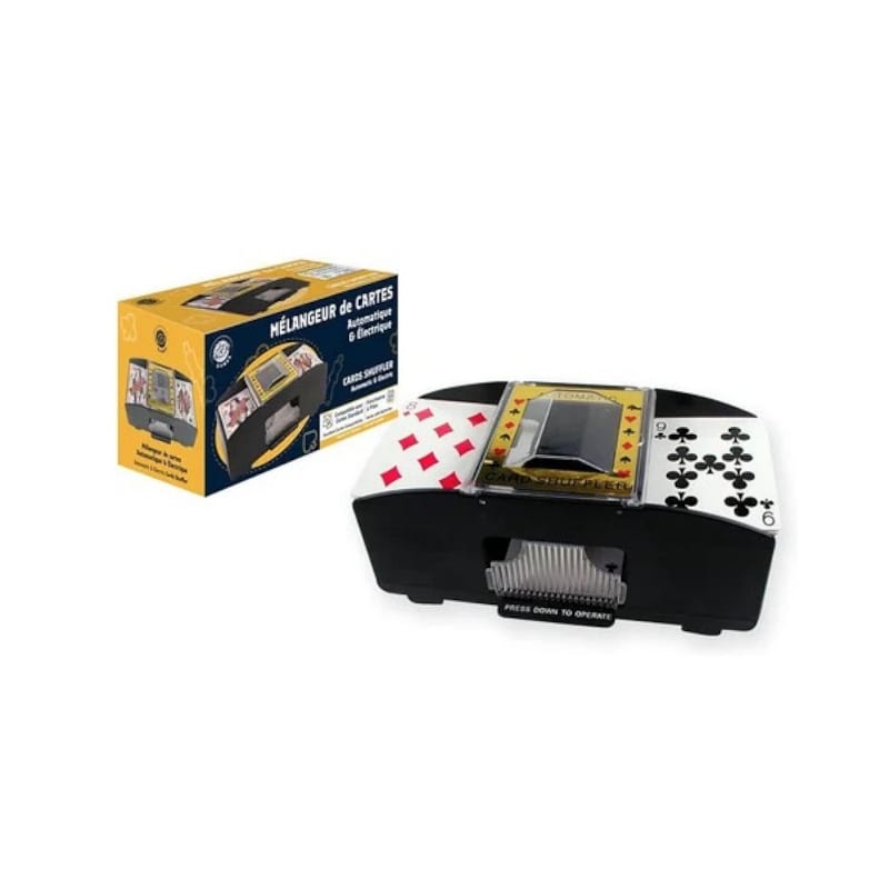 Boitier melangeur de cartes de poker
