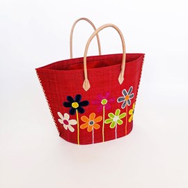 Panier de plage - majunga gm rouge