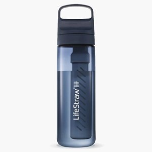 Gourde filtre à eau lifestraw go series 650 ml bleue