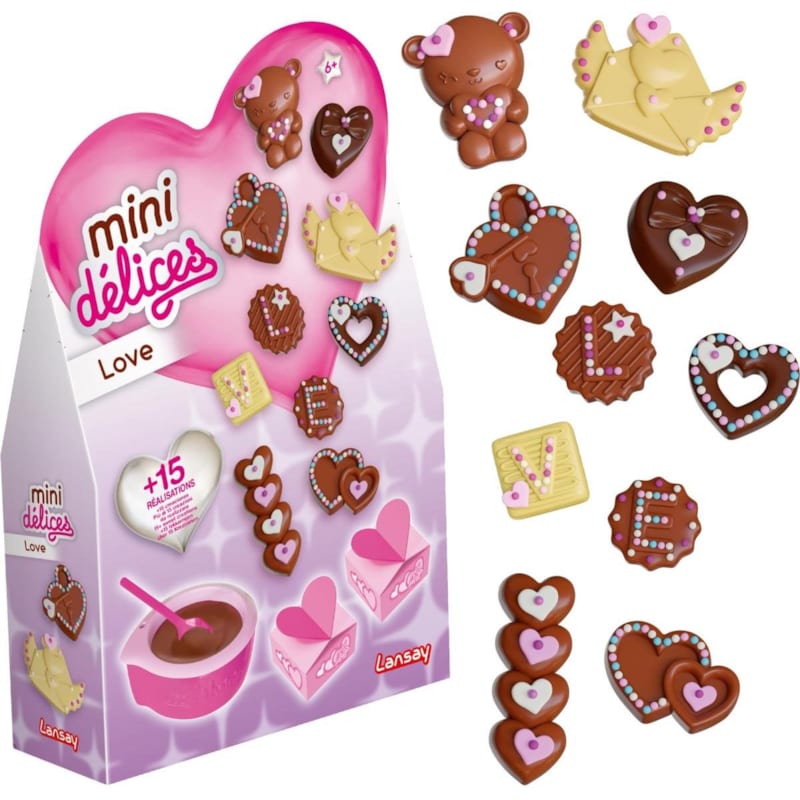 Mini delices love - kit creation chocolat