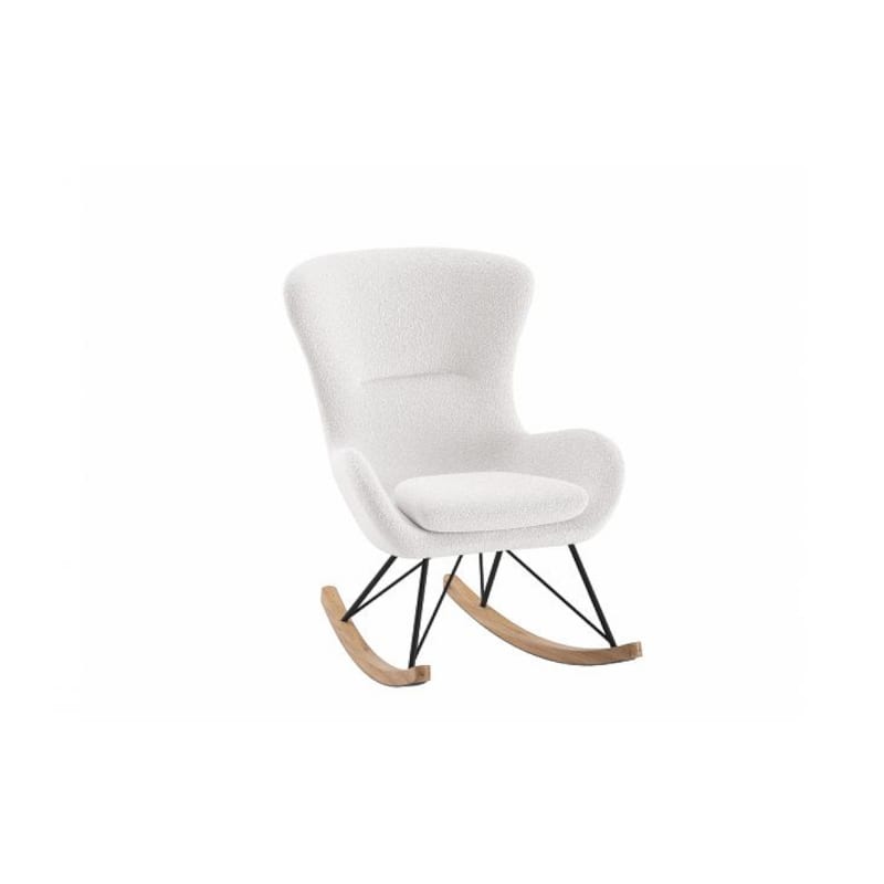 Rocky fauteuil à bascule blanc (Vipack) - Image 1