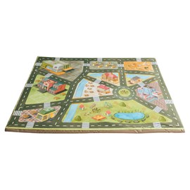 Tapis éveil ville simple et urbain