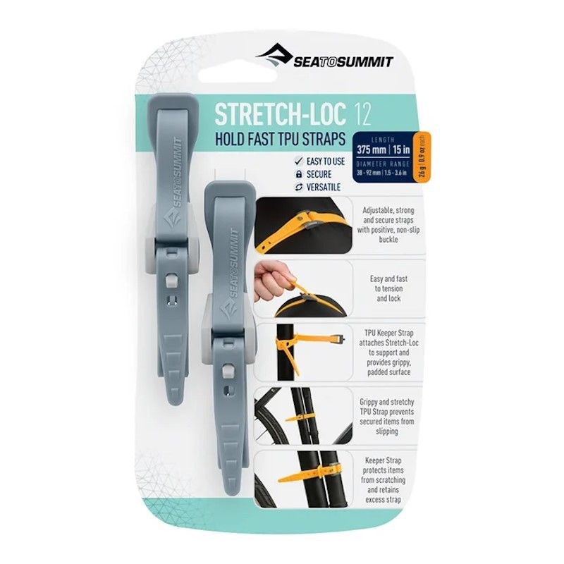 Sangle de maintien sea to summit stretch loc 15 tpu straps