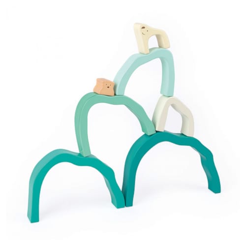 Hape - Arctic polar bear stacking blocks