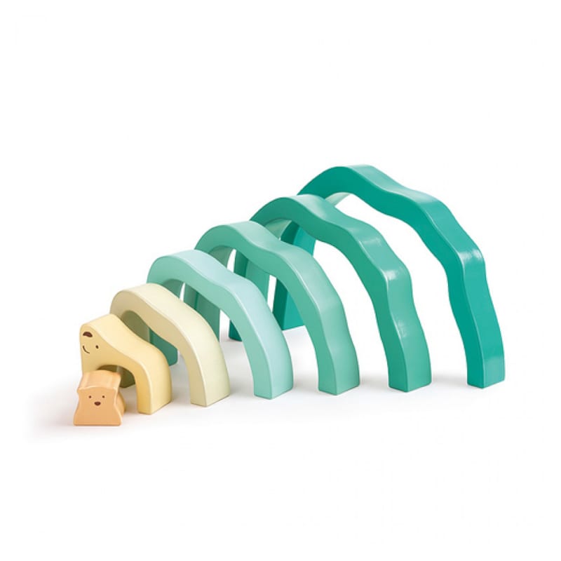 Arctic polar bear stacking blocks (Hape) - Image 2