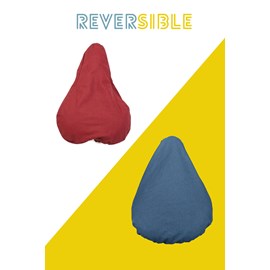 Le couvre-selle bicolore d'eléonore bordeaux &nbsp; bleu marine