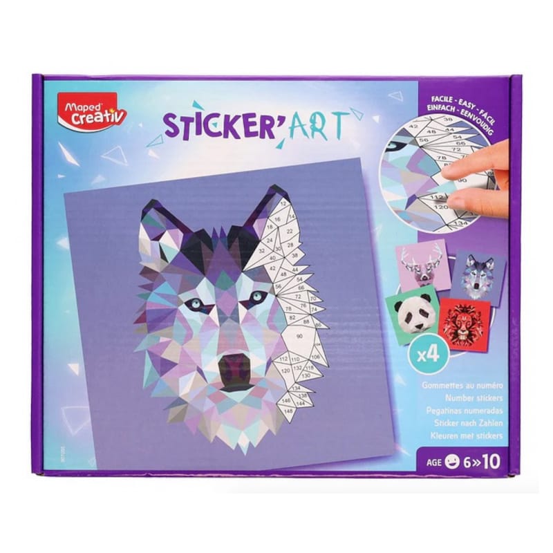 Sticker art - gommettes au numero