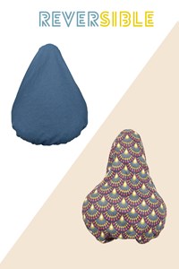 Eleonore bleu marine-aubergine