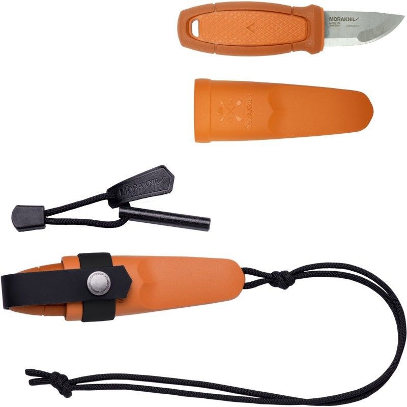 Couteau de survie mora eldris fire starter orange