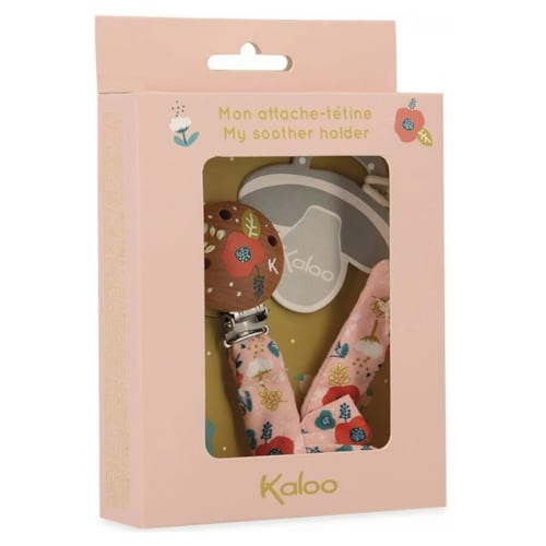 Kaloo - Attache tetine coquelicot