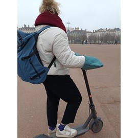 Les manchons trottinette de paulette vert thym