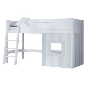 Lit cabane évolutif 90x200 en pin massif