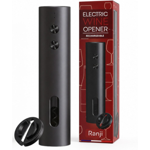 Ranji - Ranji -tire bouchon électrique rechargeable usb-c avec coupe capsule