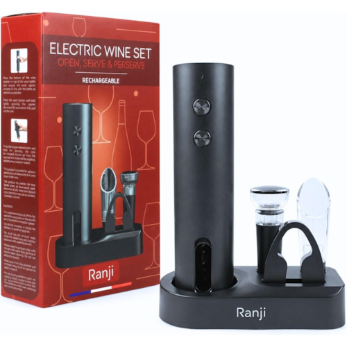 Ranji - Ranji- kit tire bouchon électrique rechargeable usb c et accessoires pour vin