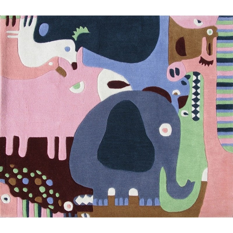 Tapis Enfant Puzzle Animaux De La Jungle Nature Decouvertes