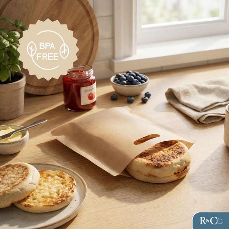 R&co® 14 toaster bags réutilisables 4 tailles, grille-pain, air fryer, four (Ranji) - Image 1