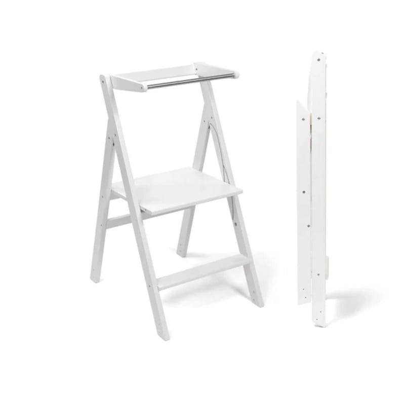 Tour d'apprentissage pliable « step'n'fold », blanc (Ette Tete) - Couverture
