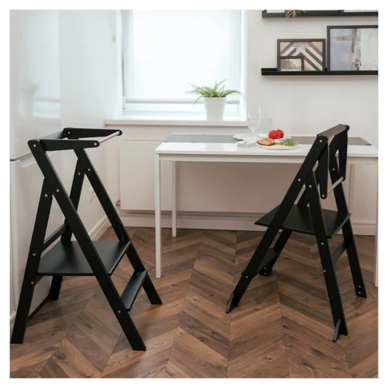 Tour d'apprentissage pliable « step'n'fold », blanc (Ette Tete) - Image 2