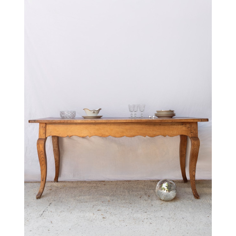 Table à manger en bois pour 8 convives n°1460