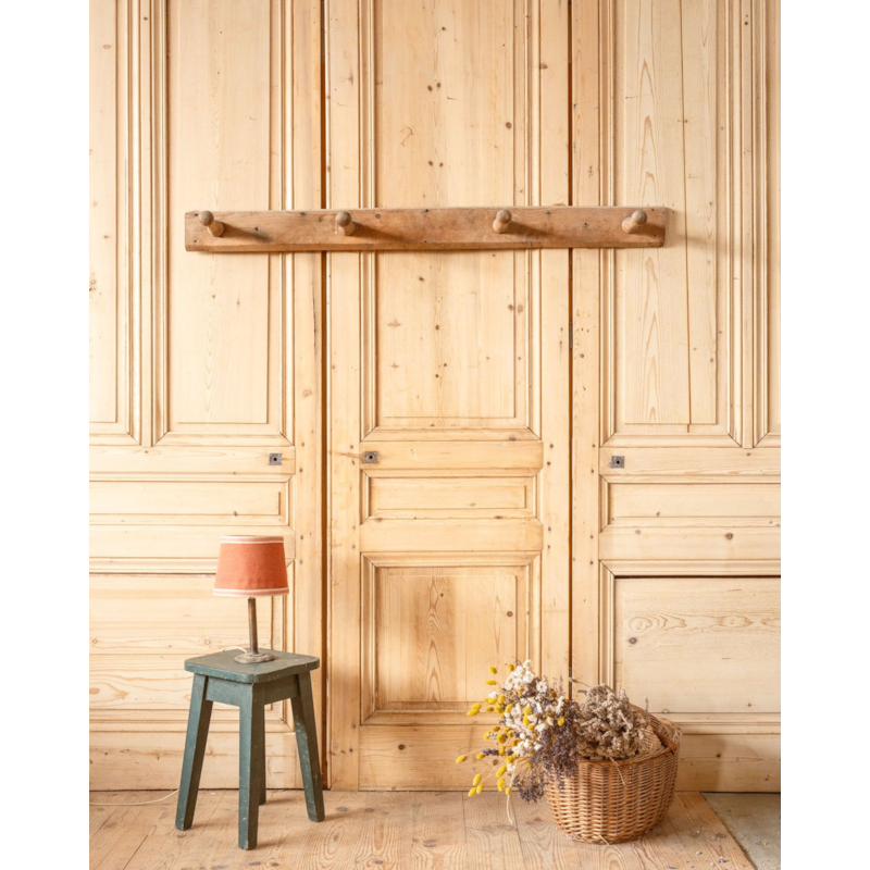 Porte-manteau mural en bois n°414