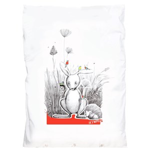 Housse de couette coton martin le lapin