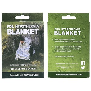 Couverture de survie bcb foil hypotherm
