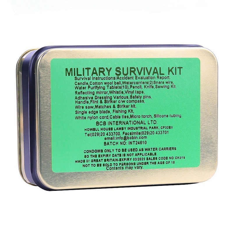 Kit de survie bcb military survival kit