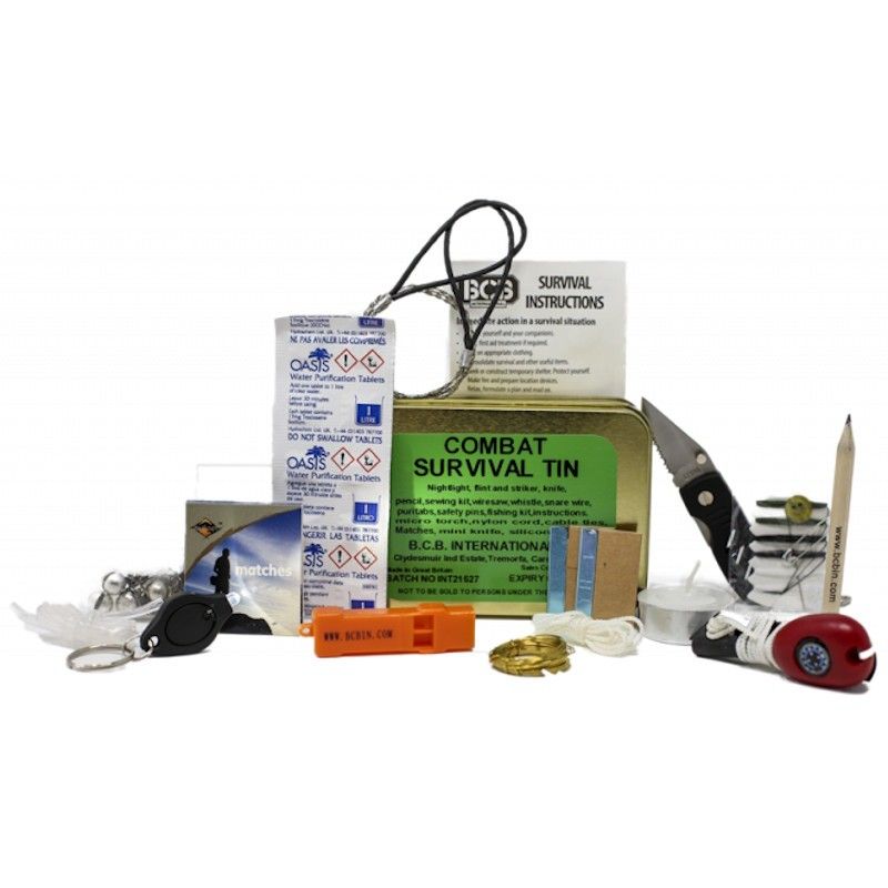 Kit De Survie 14 En 1 - Outils Multifonction Noir - Idéal Cadeau