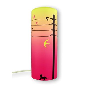 Lampe de chevet enfant hirondelles