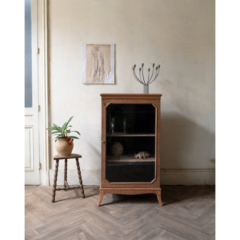 Vitrine en bois et verre n°1307