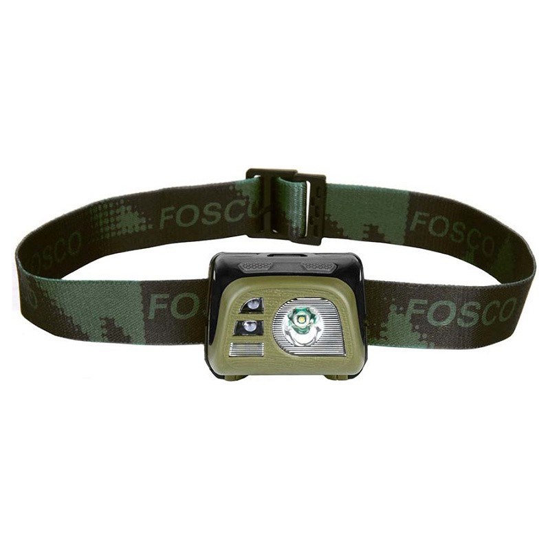 Lampe frontale fosco tactical green verte