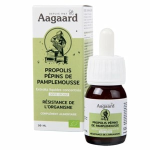 Gouttes propolis et pépins de pamplemous