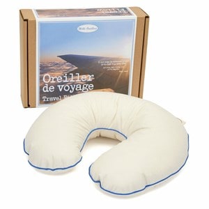 Oreiller de voyage en duvet d'oie