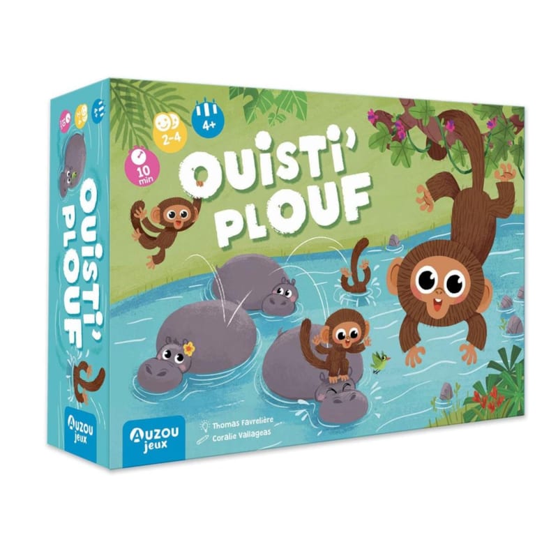 P'tits jeux - ouisti'plouf (Éditions Auzou) - Couverture