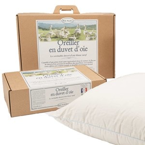 Oreiller en duvet d'oie souple - 50 x 70