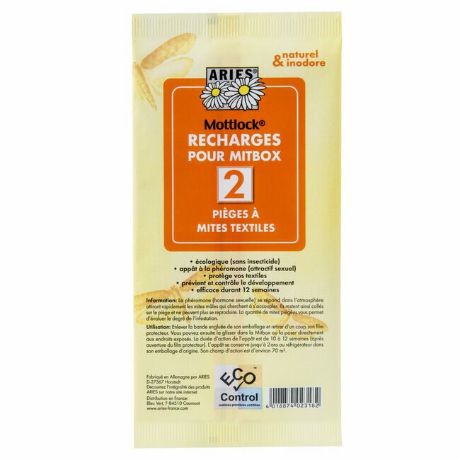 Piège mites textiles - 2 recharges