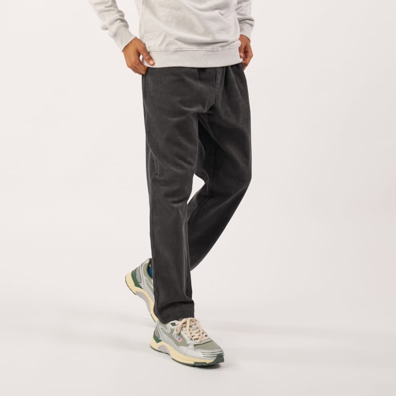 Pantalon en velours gris