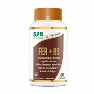 Fer bisglycinate + b9 250mg - fatigue et