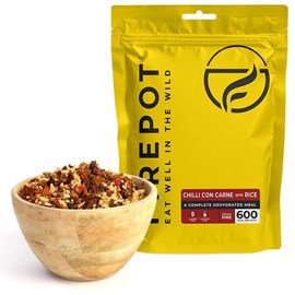 Repas déshydraté firepot chili con carn