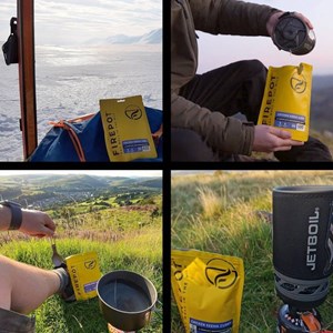 Repas déshydraté firepot curry de poulet keema et riz