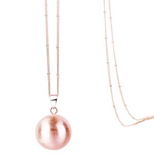 Collier bola de grossesse pure rose