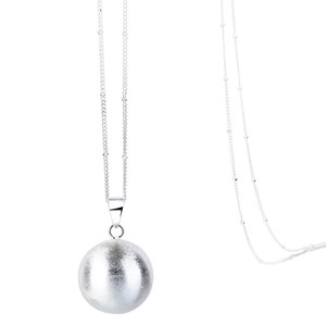 Collier bola de grossesse pure argent