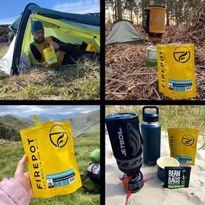 Repas déshydraté firepot risotto aux cèpes