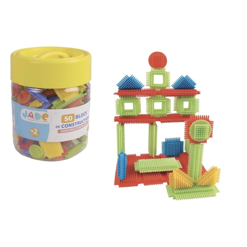Blocs de construction a picots - 50 pieces