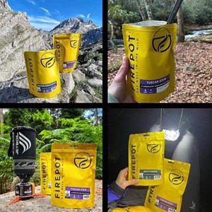 Repas déshydraté firepot mélange de légumes à la toscane