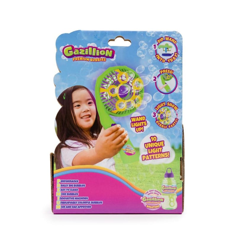 Gazillion light show bubble wand