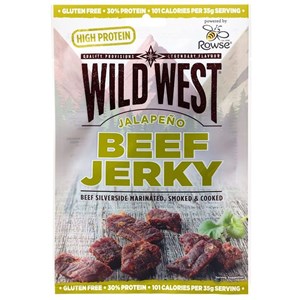 Viande séchée de bœuf wild west jalapeno beef jerky 60g