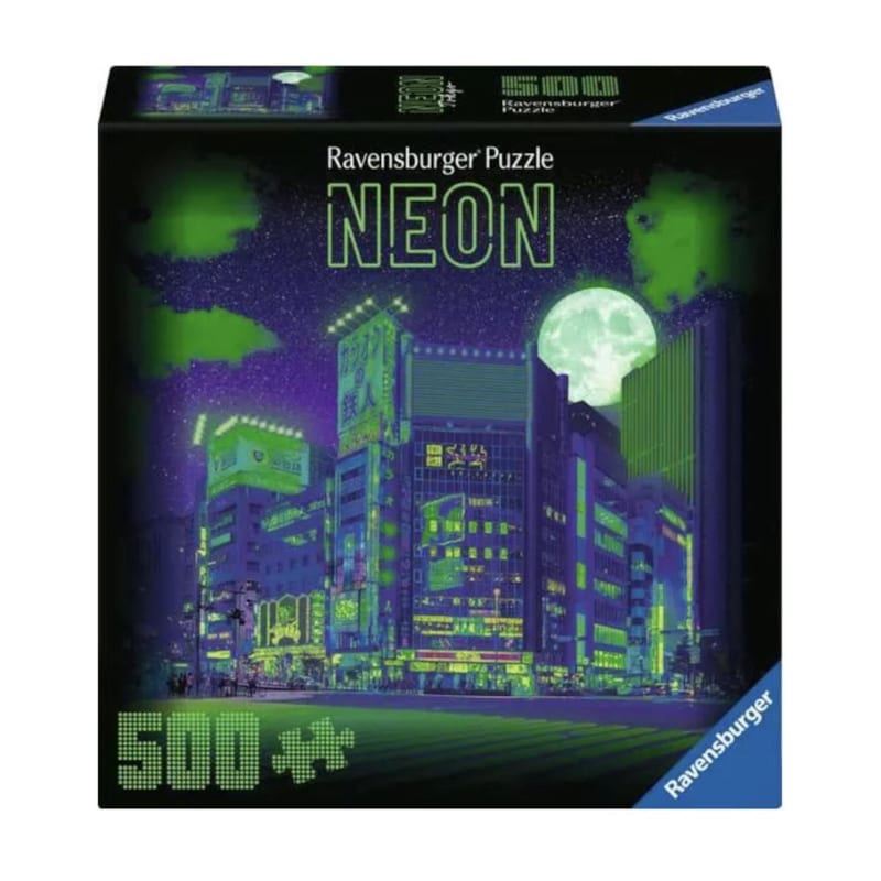 Puzzle neon 500 pieces - tokyo