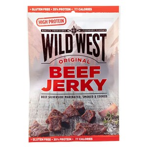 Viande séchée de bœuf wild west original beef jerky 25g
