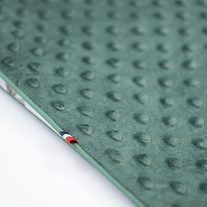 Couverture minky légère safari vert 70